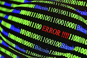 Binary Code Error Prints: Binary code with Error lettering