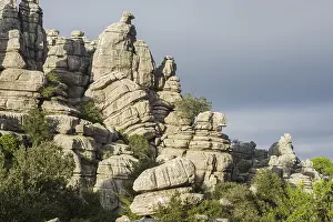 El Torcal Nature Reserve Spain Prints: Bizarre limestone rock formations