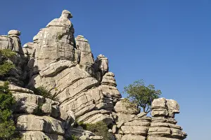 El Torcal Nature Reserve Spain Prints: Bizarre limestone rock formations