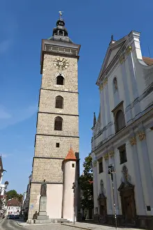 Central Europe City Center Image Prints: Black Tower, Cerna vez