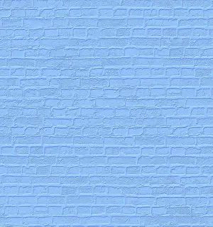 Images Dated 9th January 2024: Blue Brick Wall Texture Print