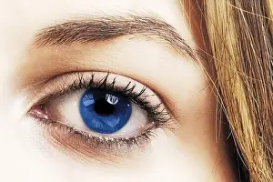 Caucasian Ethnicity Prints: Blue eye