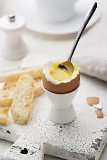 Balanced Diet Protein Source Prints: Boiled egg cutting board
