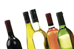 Studio Shot Of Wine Prints: Bottles of wine