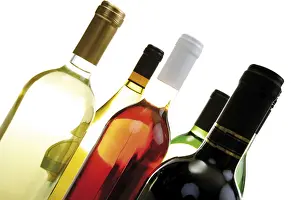Studio Shot Of Wine Prints: Bottles of wine