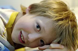 Happy Child Facial Expression Prints: Boy smiling