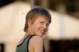 Child Portrait Prints: Boy smiling