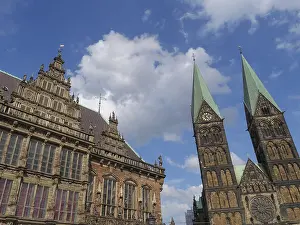 Prints of Bremen, Germany Bremen Prints: Bremen, Germany Print - Historic Cityscape
