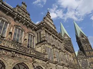 Prints of Bremen, Germany Bremen Prints: Bremen, Germany Print - Historic Cityscape
