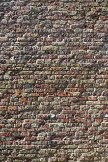 Deserted Building Structure Prints: Brick wall, texture, brick, wall
