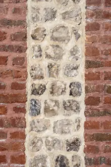 European Architectural Style Prints: Bricks, full format, consisting of flint