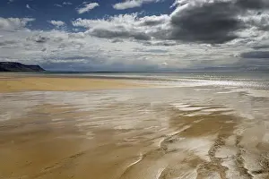 Low Tide Photography Prints: Brighter sandy beach with back light