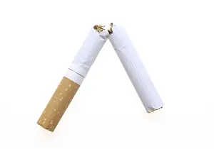 Smoking Ban Prints: Broken cigaret