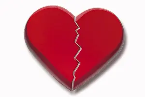 Broken Heart Symbol Prints: Broken heart