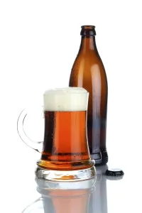 Beer Glass Prints: Brown ale
