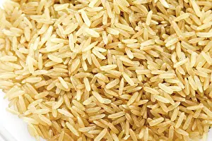 Raw Food Photography Prints: Brown rice