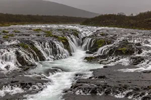 Deserted Waterfalls In Iceland Prints: Bruarfoss, Iceland