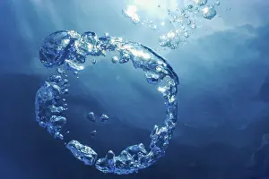 Underwater Ring Prints: Bubble Ring Underwater, Ring Bubble