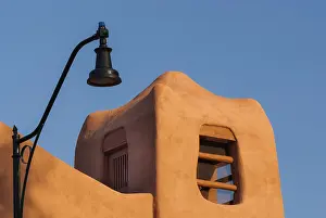 Prints of Building, Adobe architecture, Earthen plaster, Ecological, Santa Fe, New Mexico, USA Organic Architecture Prints: Adobe Architecture Print - Santa Fe, New Mexico
