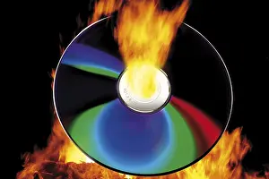 Data Storage Device Prints: Burning CD/DVD