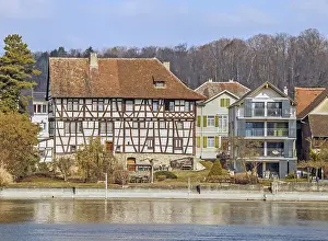 Half Timbered Architecture Prints: Busingen, a German municipality