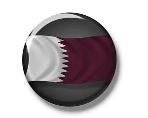 Prints of Button, flag of Qatar Related Prints: Qatar Flag Print