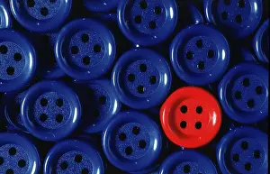 Detailed Macro Shot Prints: Buttons