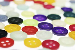 Colourful Still Life Prints: Buttons