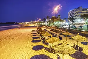 Mallorca Deserted Beaches Prints: Cala Millor, Son Servera.Mallorca