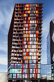 Modern Architecture Rotterdam Prints: Calypso complex, a striking example of modern architecture