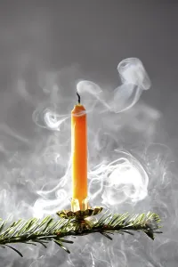 Christmas Tree Decoration Germany Prints: Candle