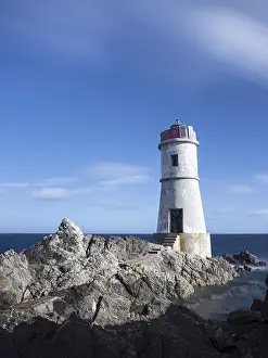 Lighthouse Prints: Capo Ferro Lighthouse Print in Sardinia