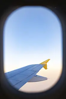 Airplane Window View Prints: Captured from an airplane window