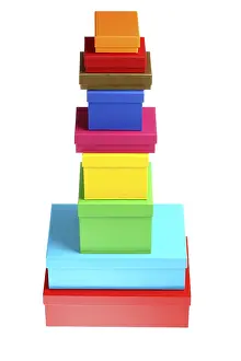 Colorful Packaging Prints: Cardboard boxes, gift boxes