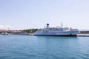 European Ferry Traffic Prints: Ferry in the harbour of Split, Split