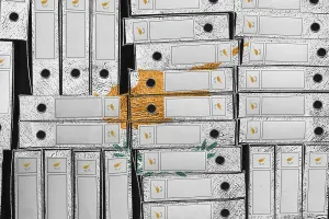 Cyprus Island Landmarks Prints: Cyprus Flag Colors Folder Stack
