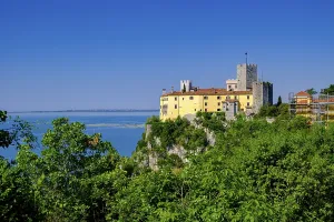 Italian Historical Landmark Prints: Duino Castle, Castello di Duino Duino