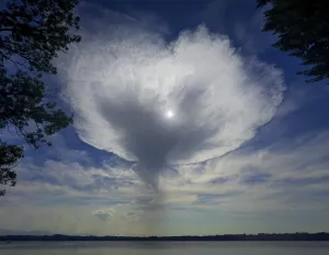 Lake Starnberg Prints: Dramatic cloud structure, cloud