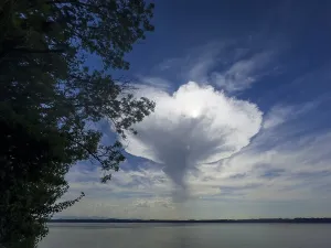 Cloud Formations In Germany Prints: Dramatic cloud structure, cloud