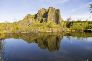 Uninhabited Basalt Stone Formations Prints: Basalt natural monument