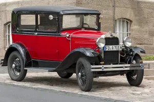 Oldtimer Ford Model A Print, Probstei Johannesberg, 1927