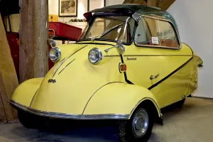 Empty Roads Prints: Messerschmidt microcar