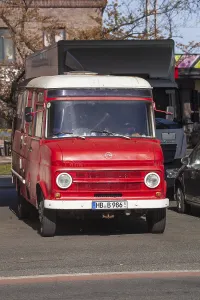 Vintage Fire Engine Prints: Oldtimer Opel Blitz 300, former fire engine