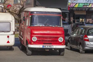 Vintage Emergency Vehicles Prints: Oldtimer Opel Blitz 300, former fire engine