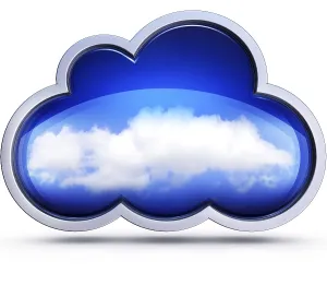 Data Transmission Network Prints: Rendering of a cloud computing concept