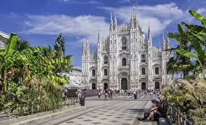 Cathedral Square Milan Prints: Cathedral Square with Cathedral