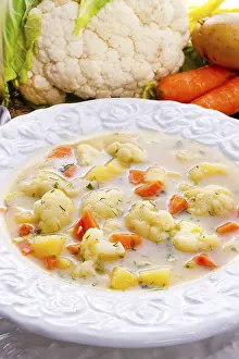 Appetizing Food Photography Prints: Cauliflower soup