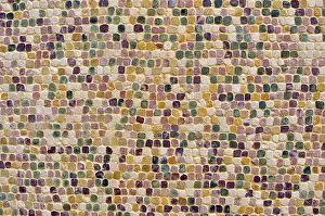 Mosaic Tile Background Prints: Ceramic hone and tile shards mosaic pattern background