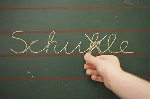 School Enrolment Process Prints: Chalk board