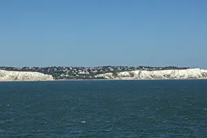 Steep Cliff Landscape Prints: Chalk cliffs, cliffs, Dover, Kent